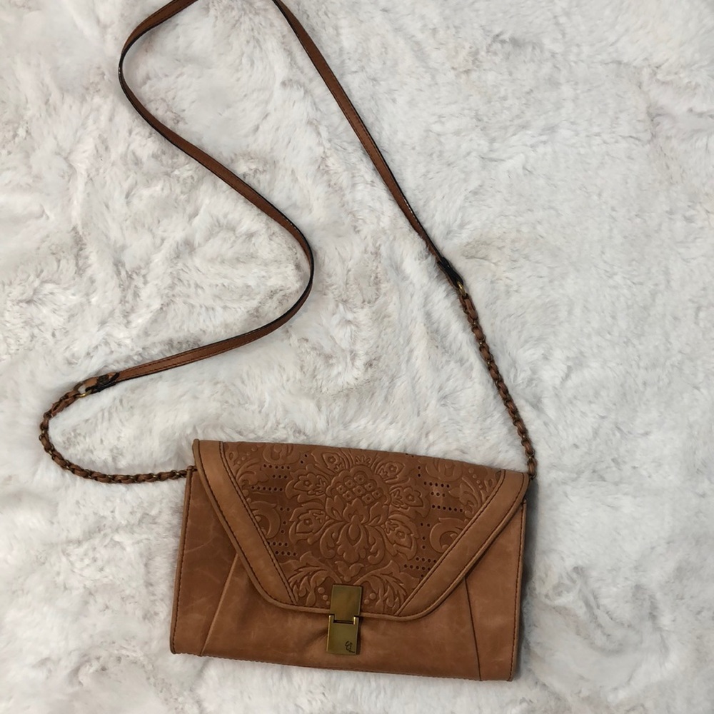 Elliott Lucca  leather crossbody purse